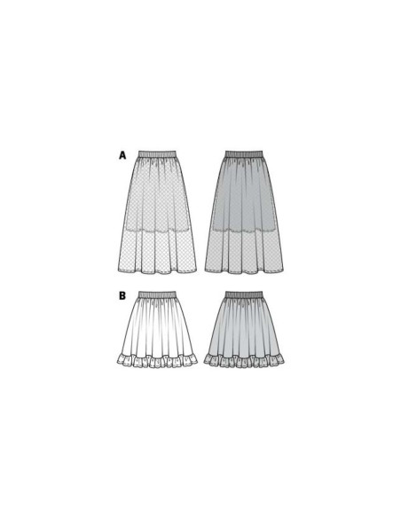 Modello di gonna - Burda 6357
