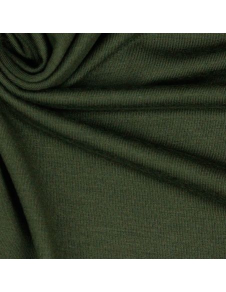 Tessuto jersey tencel modal - Verde scuro
