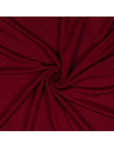 Tessuto jersey tencel modal - Rosso scuro