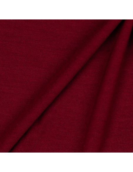 Tessuto jersey tencel modal - Rosso scuro