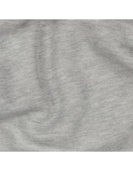 Tessuto felpato glitterato - Grigio