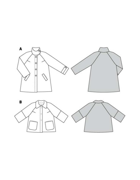 Modello di giacca - Burda 6372