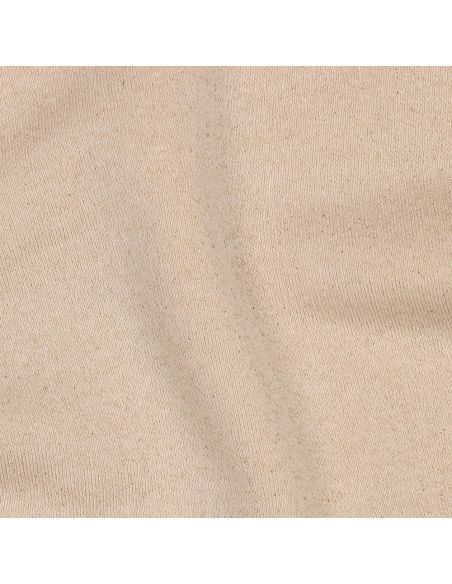 Tessuto felpato glitterato - Sabbia