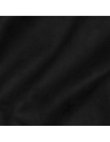 Tessuto scamosciato elasticizzato - Nero