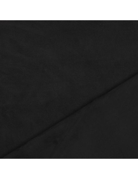 Tessuto scamosciato elasticizzato - Nero