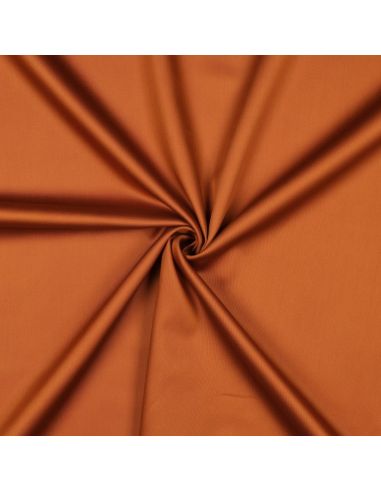 Tessuto satin di cotone - Mattone