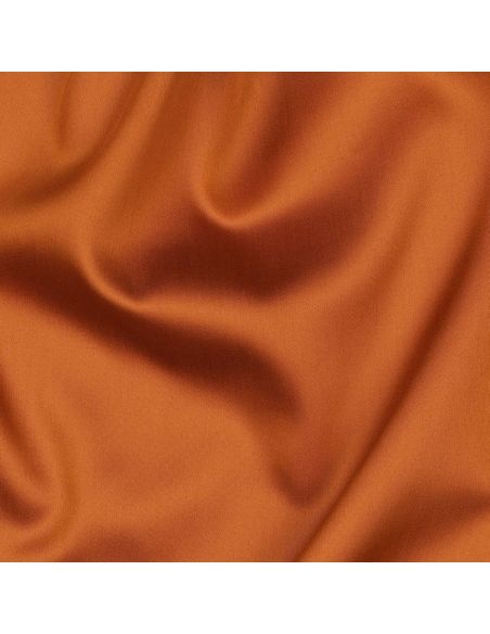 Tessuto satin di cotone - Mattone