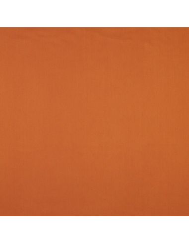 Tessuto satin di cotone - Mattone