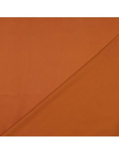 Tessuto satin di cotone - Mattone