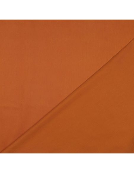 Tessuto satin di cotone - Mattone