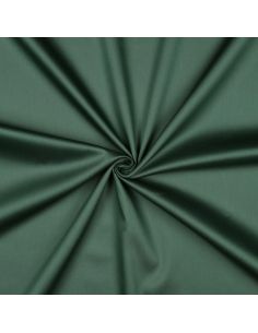 Tessuto satin di cotone - Verde scuro