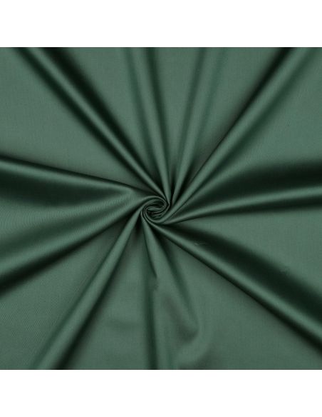 Tessuto satin di cotone - Verde scuro