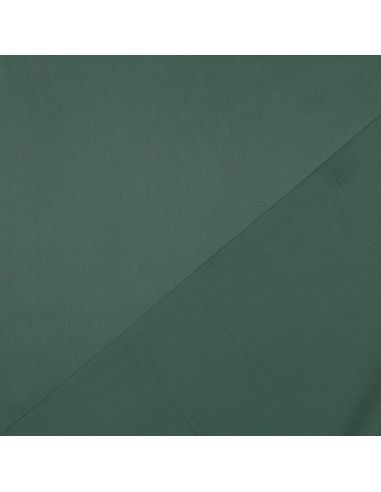 Tessuto satin di cotone - Verde scuro