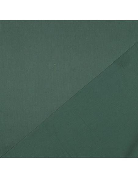 Tessuto satin di cotone - Verde scuro