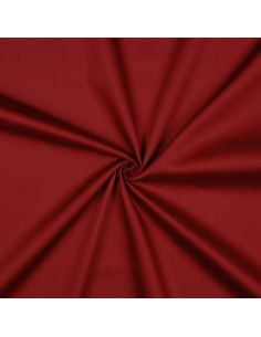 Tessuto satin di cotone - Rosso scuro