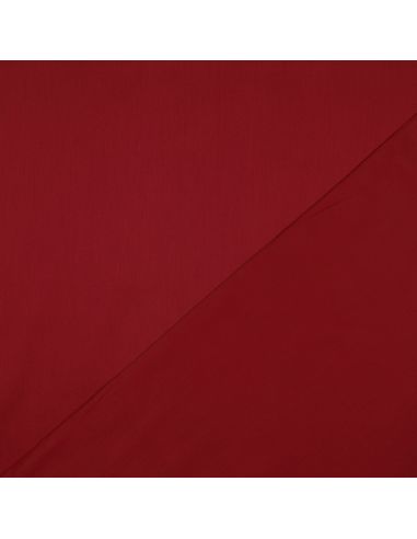 Tessuto satin di cotone - Rosso scuro