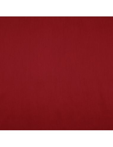 Tessuto satin di cotone - Rosso scuro