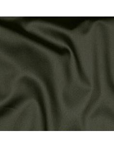 Tessuto satin di cotone - Verde militare 2