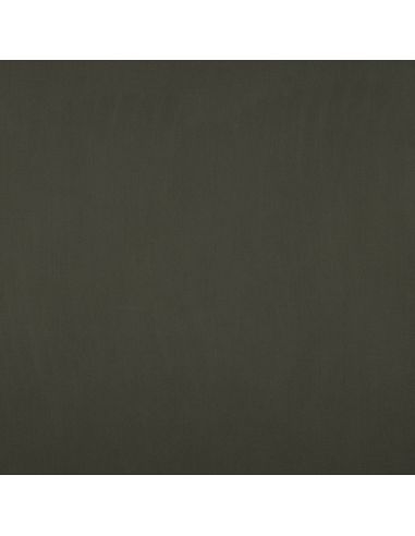 Tessuto satin di cotone - Verde militare