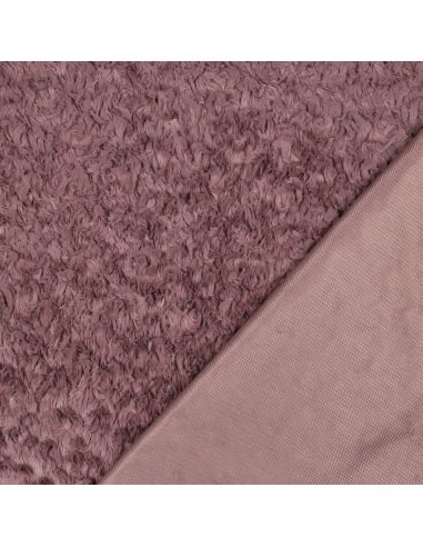 Tessuto in finta pelliccia - Rosa antico