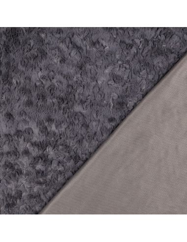 Tessuto finta pelliccia - Grigio