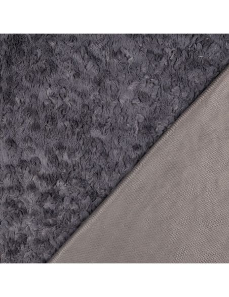 Tessuto finta pelliccia - Grigio