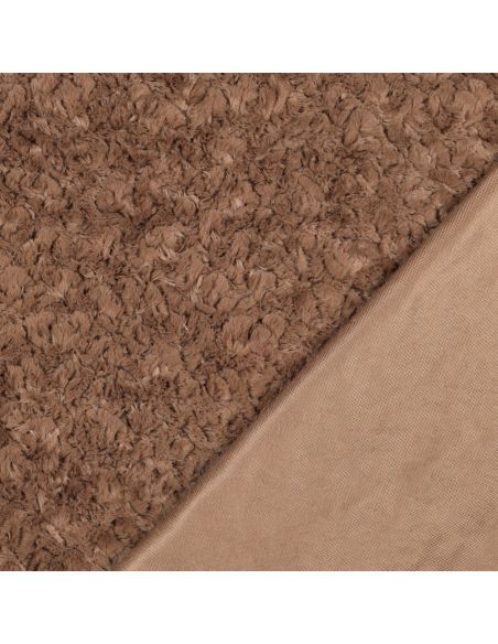 Tessuto in finta pelliccia - Mocha