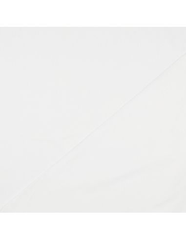 Tessuto satin di cotone - Bianco sporco