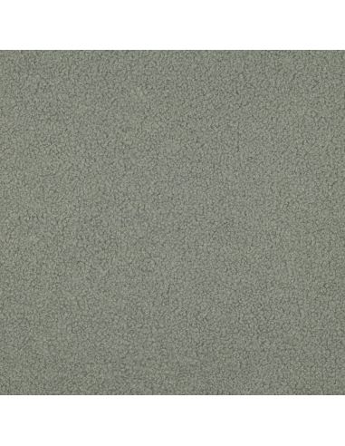 Tessuto in pile Teddy double face - Verde grigio