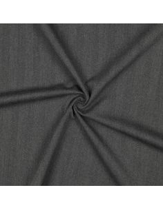 Tessuto a spina di pesce elasticizzato largo - Grigio 2