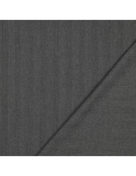 Tessuto a spina di pesce elasticizzato largo - Grigio
