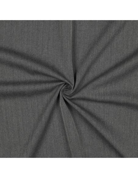 Tessuto chevron stretch fine - Grigio