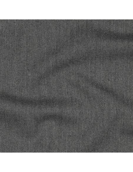 Tessuto chevron stretch fine - Grigio