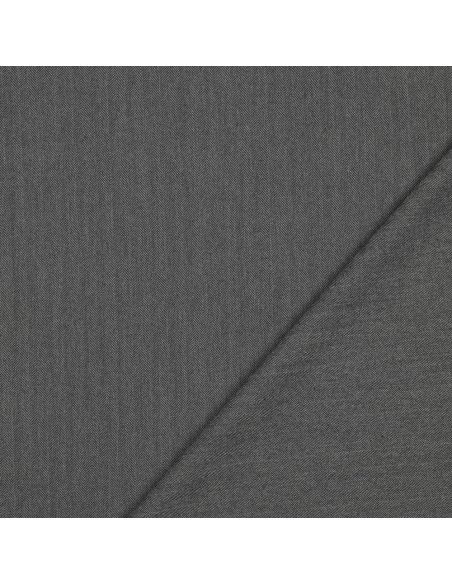 Tessuto chevron stretch fine - Grigio