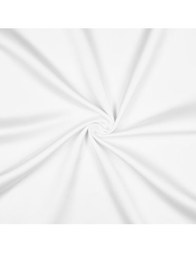 Tessuto micro satinato effetto seta - Bianco