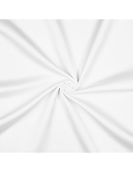 Tessuto micro satinato effetto seta - Bianco