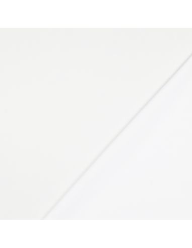 Tessuto micro satinato effetto seta - Bianco