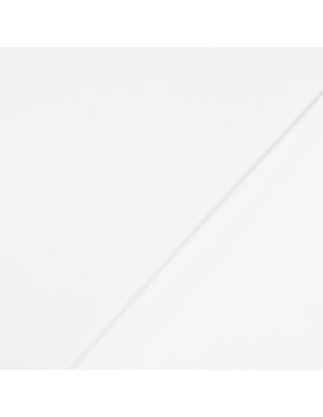 Tessuto micro satinato effetto seta - Bianco