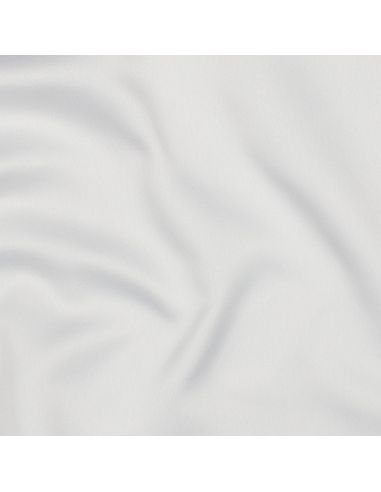 Tessuto micro satinato effetto seta - Bianco sporco