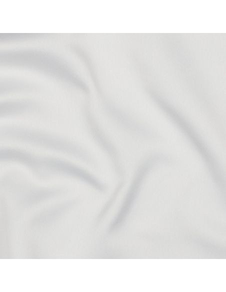 Tessuto micro satinato effetto seta - Bianco sporco