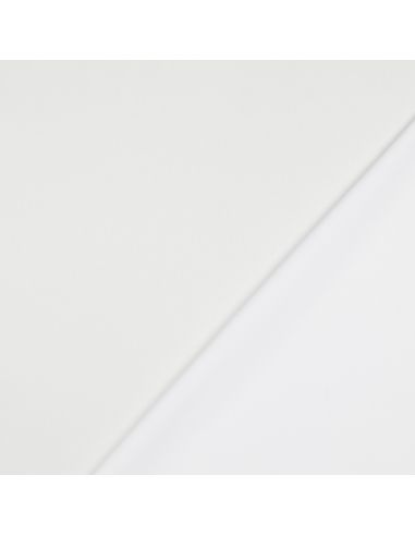 Tessuto micro satinato effetto seta - Bianco sporco