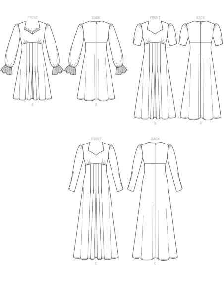 Modello di abito - Butterick 6586
