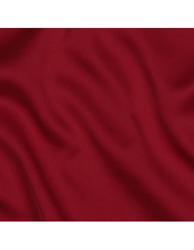 Tessuto micro satinato effetto seta - Rosso scuro