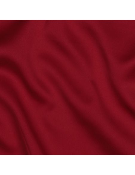 Tessuto micro satinato effetto seta - Rosso scuro