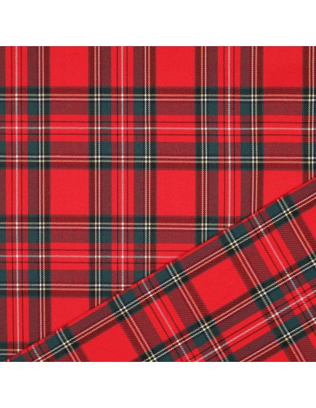 Tessuti tartan scozzesi - Rosso