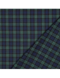Tessuti tartan scozzesi - Nero, blu e verde
