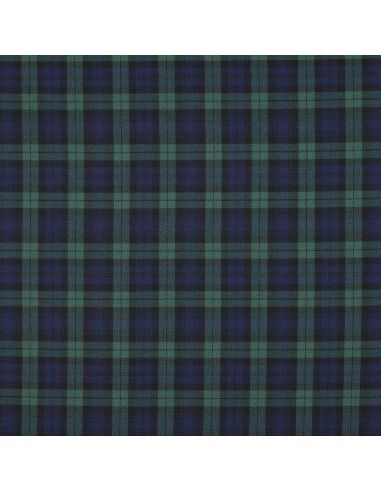 Tessuti tartan scozzesi - Nero, blu e verde