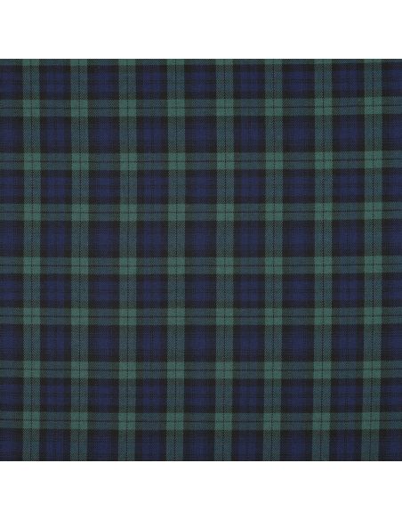Tessuti tartan scozzesi - Nero, blu e verde
