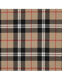 Tessuti tartan scozzesi - Cammello e nero 2