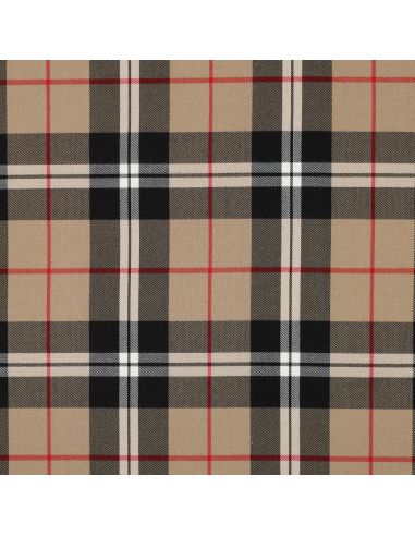 Tessuti tartan scozzesi - Cammello e nero